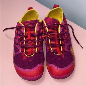 Merrell Women's Pink Purple Yellow Trail Sneakers